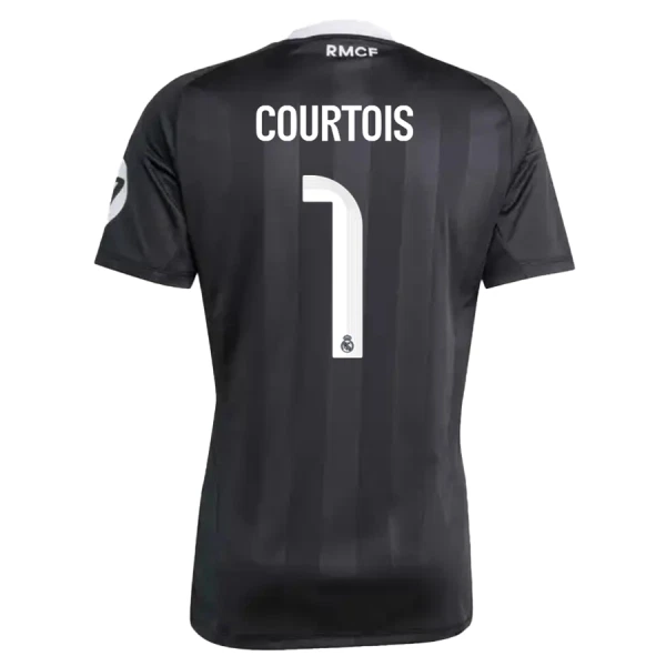 Maillot De Foot Gardien Real Madrid Thibaut Courtois 1 25/26 Noir Maillot De Foot Gardien Real Madrid Thibaut Courtois 1 25/26 Noir