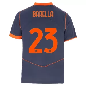 Maillot De Foot Inter Milan Barella 23 Third 25/26