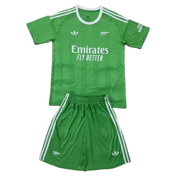 Kit De Football Gardien Arsenal Enfant 25/26 Vert Kit De Football Gardien Arsenal Enfant 25/26 Vert
