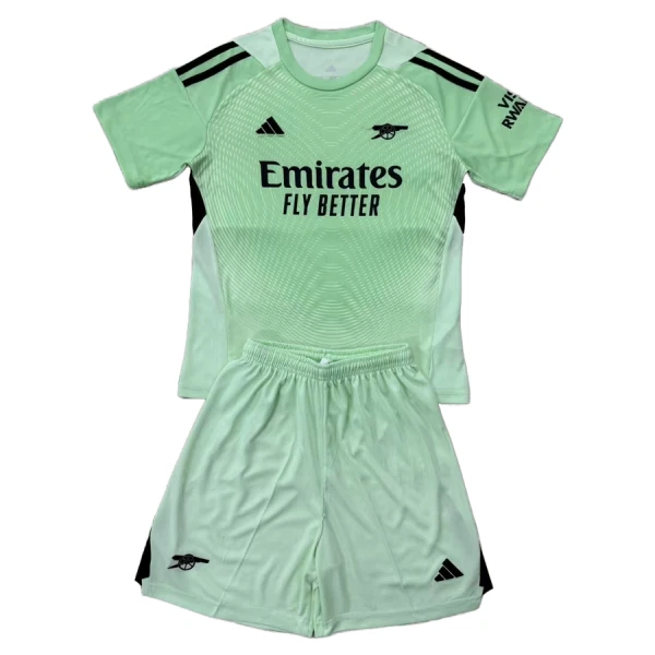 Kit De Football Gardien Arsenal Enfant 25/26 Vert Kit De Football Gardien Arsenal Enfant 25/26 Vert