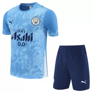 Manchester City Enfant Maillots d'entraînement 25/26 Bleu