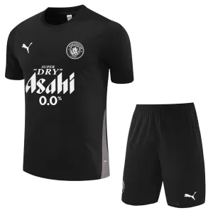 Manchester City Enfant Maillots d'entraînement 25/26 Noir