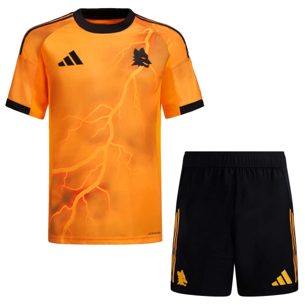 Kit De Football AS Roma Enfant Extérieur 25/26 Kit De Football AS Roma Enfant Extérieur 25/26