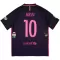 Maillot De Foot FC Barcelone Lionel Messi 10 2016-17 Extérieur Retro
