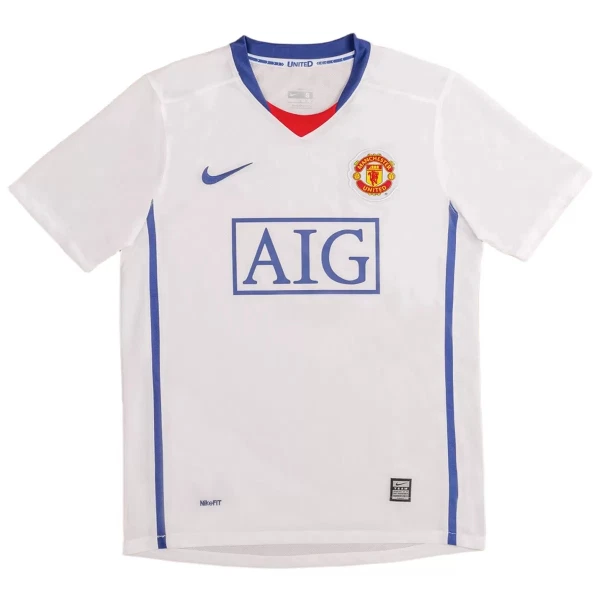 Maillot De Foot Manchester United 2008-09 Extérieur Retro