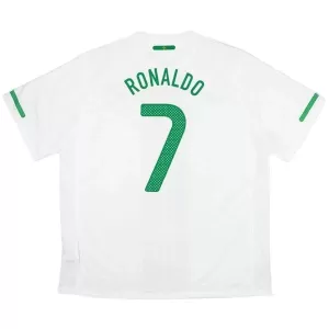 Maillot De Foot Portugal Cristiano Ronaldo 7 2010 Extérieur Retro