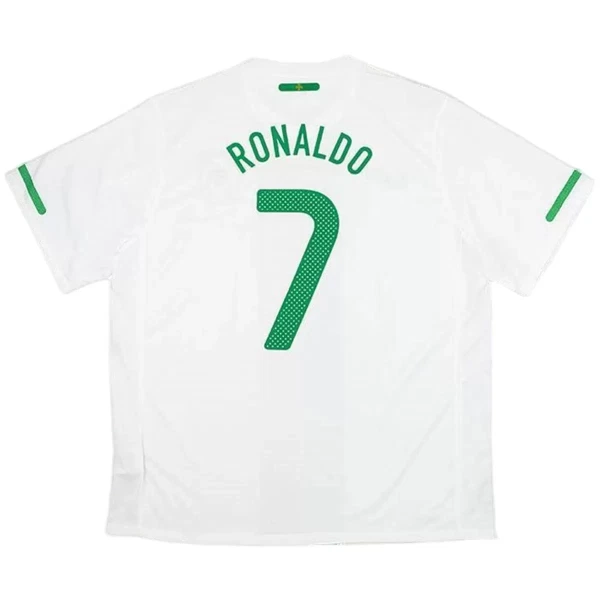 Maillot De Foot Portugal Cristiano Ronaldo 7 2010 Extérieur Retro