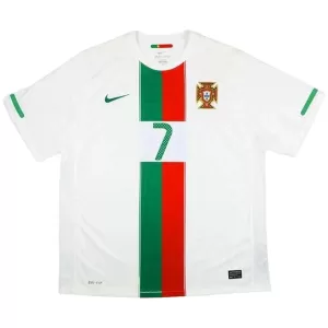 Maillot De Foot Portugal Cristiano Ronaldo 7 2010 Extérieur Retro