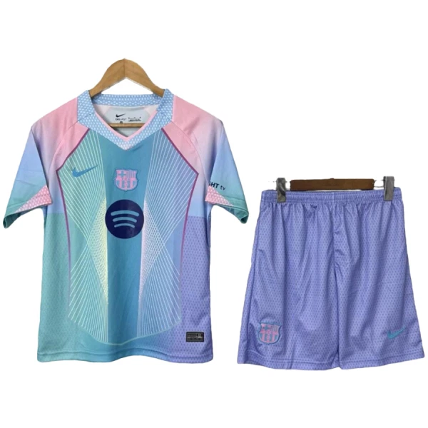 Kit De Football FC Barcelone Enfant 25/26 Bleu - Spécial Kit De Football FC Barcelone Enfant 25/26 Bleu - Spécial
