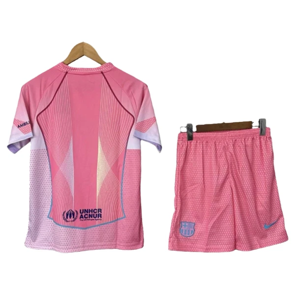 Kit De Football FC Barcelone Enfant 25/26 Rose - Spécial