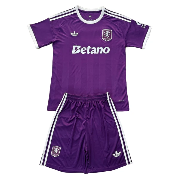 Kit De Football Gardien Aston Villa Enfant 25/26 Violet Kit De Football Gardien Aston Villa Enfant 25/26 Violet