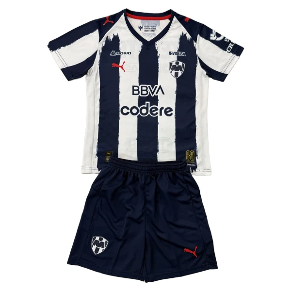 Kit De Football Rayados Monterrey Enfant Domicile 25/26 Kit De Football Rayados Monterrey Enfant Domicile 25/26