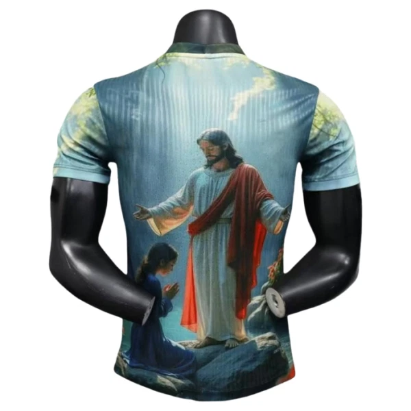 Maillot De Foot Brésil x Christ 2025 - Spécial
