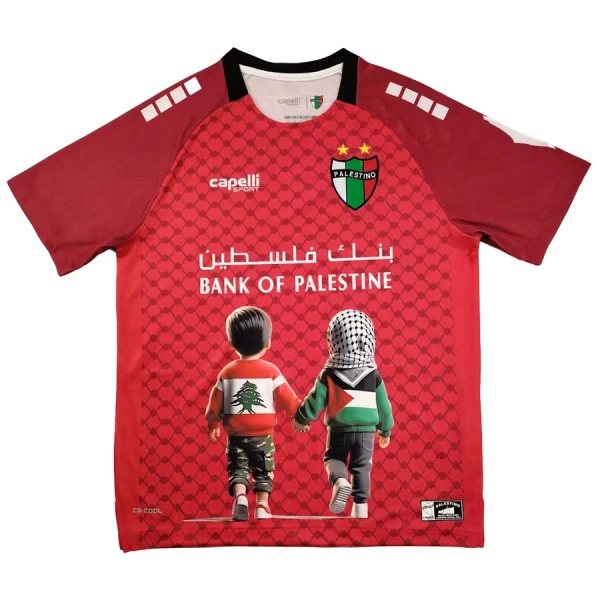 Maillot De Foot Club Deportivo Palestino 2025 Rouge - Spécial Maillot De Foot Club Deportivo Palestino 2025 Rouge - Spécial