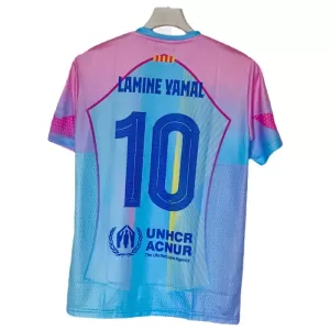 Maillot De Foot FC Barcelone Lamine Yamal 10 25/26 Bleu - Spécial