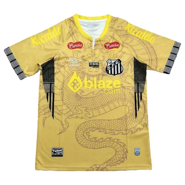 Maillot De Foot Santos FC 25/26 Dragon Jaune Maillot De Foot Santos FC 25/26 Dragon Jaune