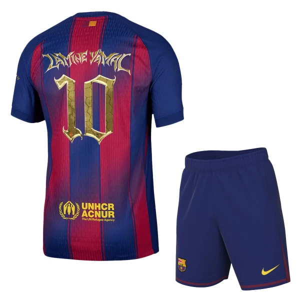 Kit De Football FC Barcelone x Kopa Trophy Lamine Yamal 10 Enfant 25/26 - Spécial Kit De Football FC Barcelone x Kopa Trophy Lamine Yamal 10 Enfant 25/26 - Spécial