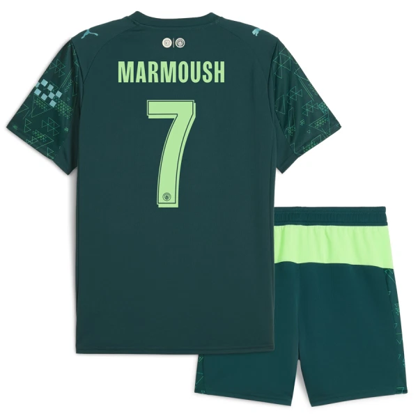 Kit De Football Manchester City Marmoush 7 Enfant Fourth EA Sport 25/26 Kit De Football Manchester City Marmoush 7 Enfant Fourth EA Sport 25/26