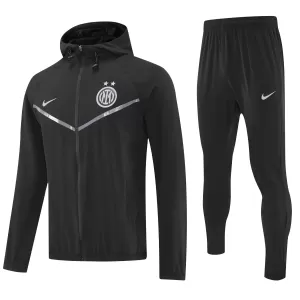 Inter Milan Vestes d'entraînement à capuche 25/26 Noir