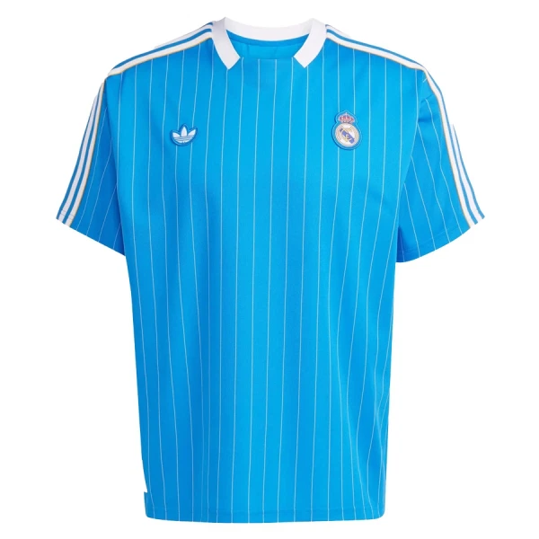 Maillot De Foot Real Madrid Terrace Icons 25/26 Bleu Maillot De Foot Real Madrid Terrace Icons 25/26 Bleu