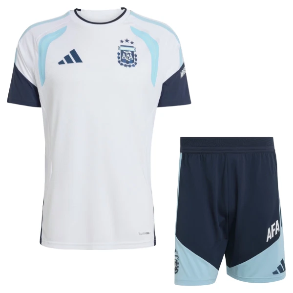 Argentine Enfant Maillots d'entraînement Coupe du Monde 2026 Blanc