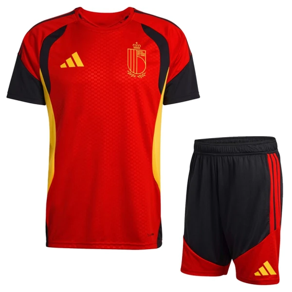 Belgique Enfant Maillots d'entraînement Coupe du Monde 2026 Rouge