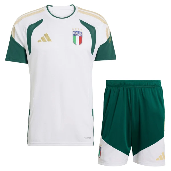 Italie Enfant Maillots d'entraînement Coupe du Monde 2026 Blanc Italie Enfant Maillots d'entraînement Coupe du Monde 2026 Blanc