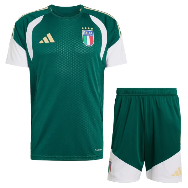 Italie Enfant Maillots d'entraînement Coupe du Monde 2026 Vert Italie Enfant Maillots d'entraînement Coupe du Monde 2026 Vert
