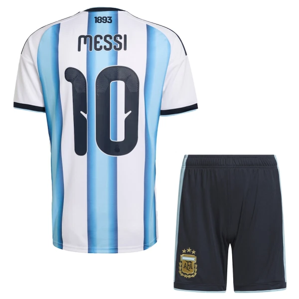 Kit De Football Argentine Lionel Messi 10 Enfant Domicile Coupe du Monde 2026