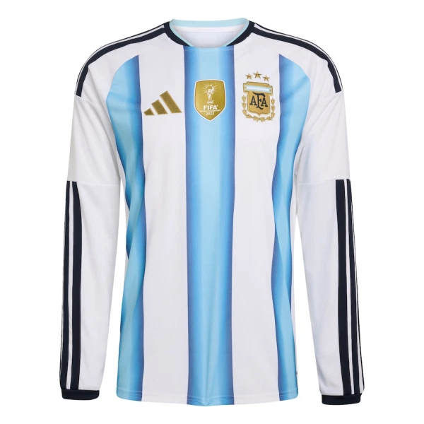 Maillot De Foot Argentine Domicile Coupe du Monde 2026 Manches Longues