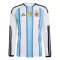 Maillot De Foot Argentine Domicile Coupe du Monde 2026 Manches Longues