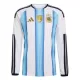 Maillot De Foot Argentine Domicile Coupe du Monde 2026 Manches Longues
