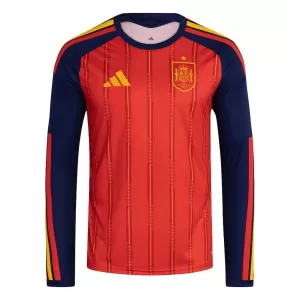 Maillot De Foot Espagne Domicile Coupe du Monde 2026 Manches Longues