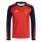 Maillot De Foot Espagne Domicile Coupe du Monde 2026 Manches Longues