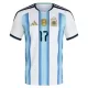 Kit De Football Argentine Garnacho 17 Enfant Domicile Coupe du Monde 2026
