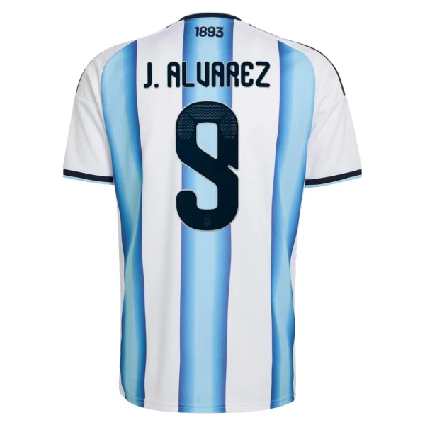Kit De Football Argentine Julián Álvarez 9 Enfant Domicile Coupe du Monde 2026