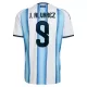 Kit De Football Argentine Julián Álvarez 9 Enfant Domicile Coupe du Monde 2026