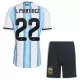 Kit De Football Argentine Lautaro Martínez 22 Enfant Domicile Coupe du Monde 2026