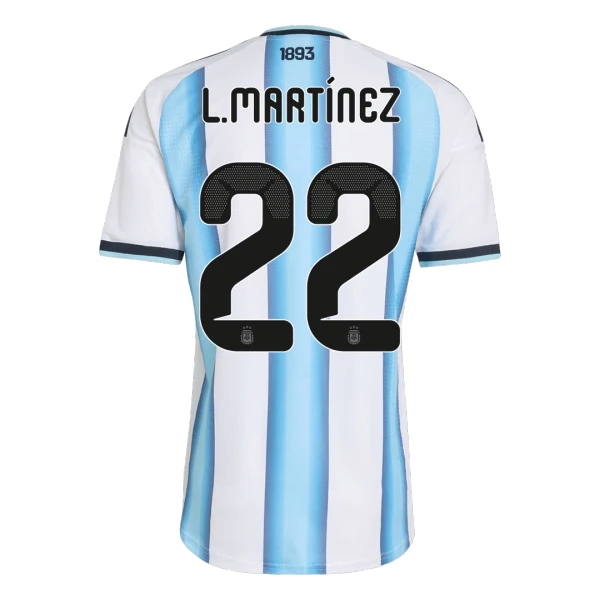 Kit De Football Argentine Lautaro Martínez 22 Enfant Domicile Coupe du Monde 2026