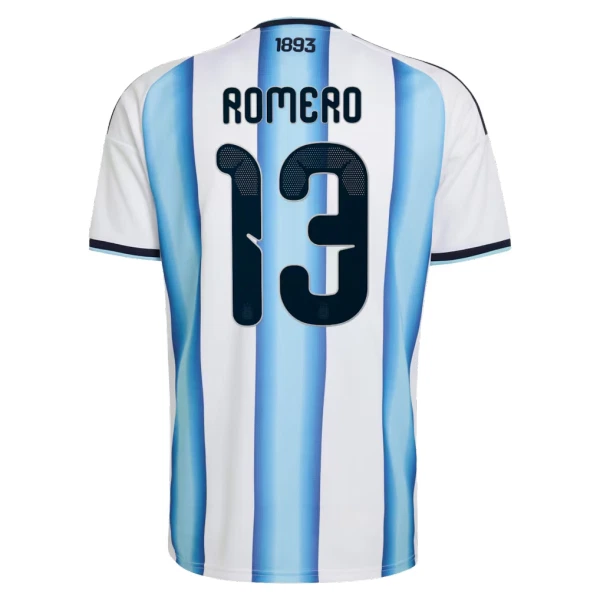 Maillot De Foot Argentine Cristian Romero 13 Domicile Coupe du Monde 2026