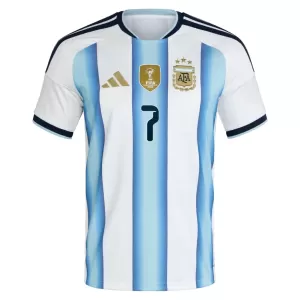 Maillot De Foot Argentine Rodrigo de Paul 7 Domicile Coupe du Monde 2026