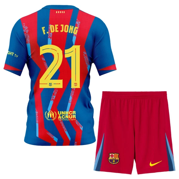 Kit De Football FC Barcelone Frenkie de Jong 21 Enfant Fourth 25/26