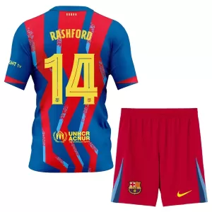 Kit De Football FC Barcelone Marcus Rashford 14 Enfant Fourth 25/26