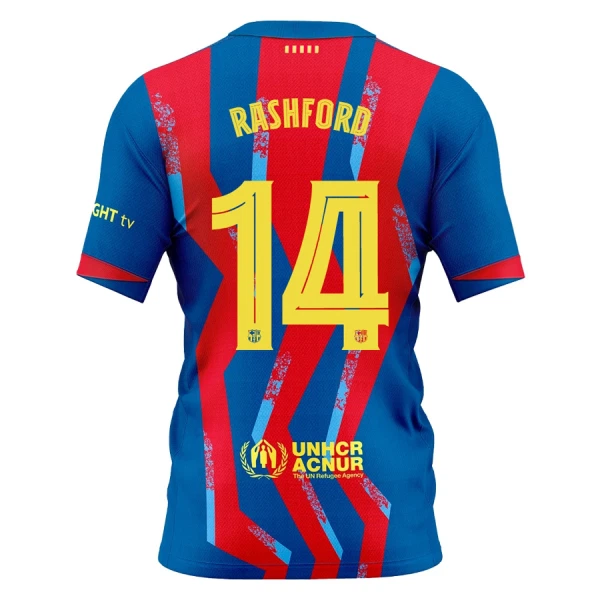 Kit De Football FC Barcelone Marcus Rashford 14 Enfant Fourth 25/26