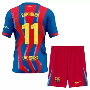 Kit De Football FC Barcelone Raphinha 11 Enfant Fourth 25/26