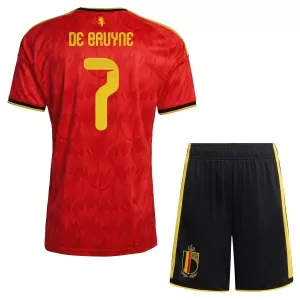 Kit De Football Belgique Kevin De Bruyne 7 Enfant Domicile Coupe du Monde 2026