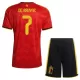 Kit De Football Belgique Kevin De Bruyne 7 Enfant Domicile Coupe du Monde 2026