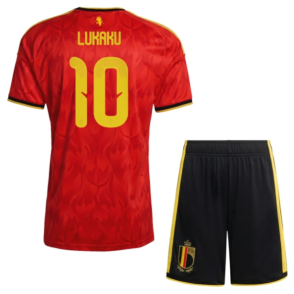 Kit De Football Belgique Romelu Lukaku 10 Enfant Domicile Coupe du Monde 2026