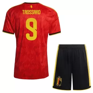 Kit De Football Belgique Trossard 9 Enfant Domicile Coupe du Monde 2026