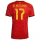 Maillot De Foot Belgique De Ketelaere 17 Domicile Coupe du Monde 2026